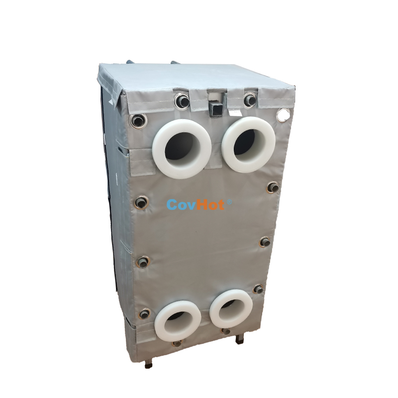 换热站板式换热器节能保温套 热力公司适用 耐高温防火防冻