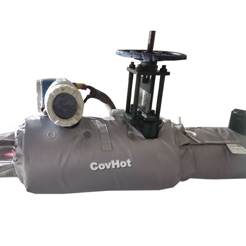 蒸汽管路节能保温套 可拆卸方便设备检修 长期耐高温320°C