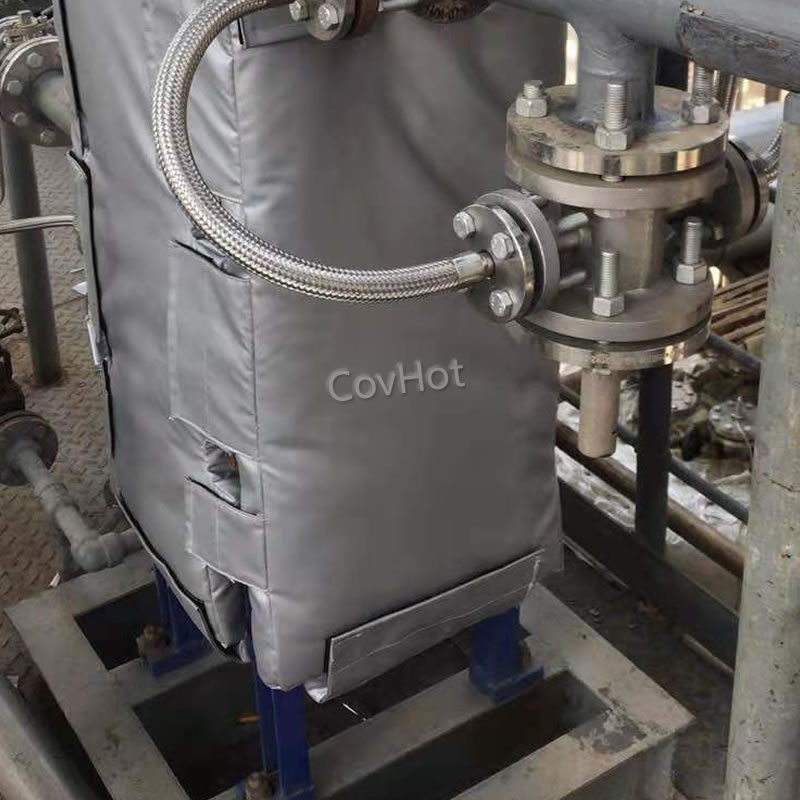 板式换热器保温衣厂家 化工蒸汽食品供热行业适用 测量安装