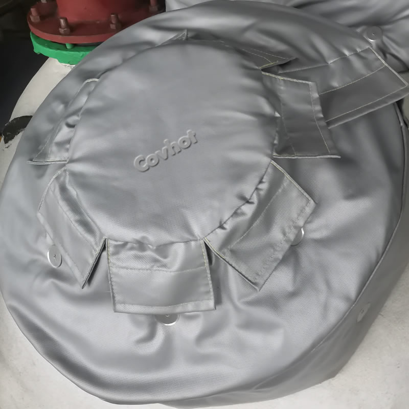 工业视镜隔热套 软保温方便拆卸 可预留观察口 厂家定制